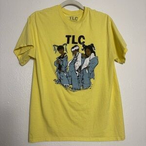 TLC Bright Yellow Graphic‎ Tee